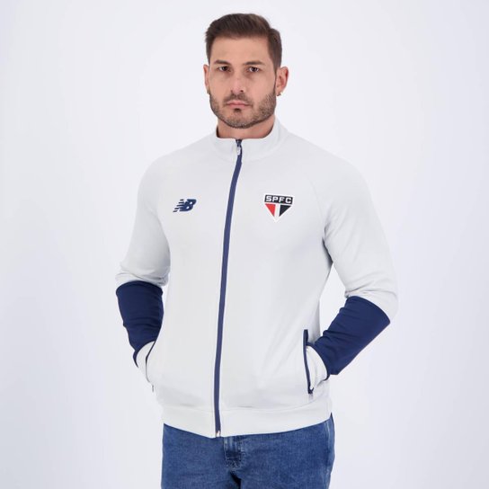 Jaqueta New Balance São Paulo Viagem 2024 Marinho e Cinza Claro