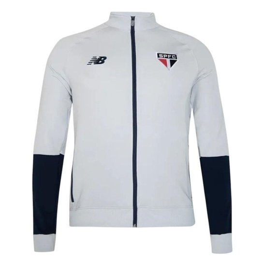 Jaqueta New Balance São Paulo Viagem 2024/25 Masculina - Cinza 2GG