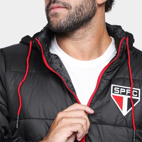 Jaqueta Puffer São Paulo C/ Capuz Masculina