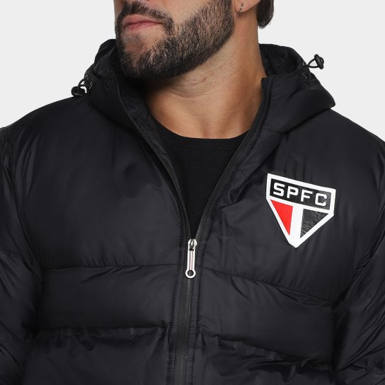 Jaqueta Puffer São Paulo Com Capuz Masculina