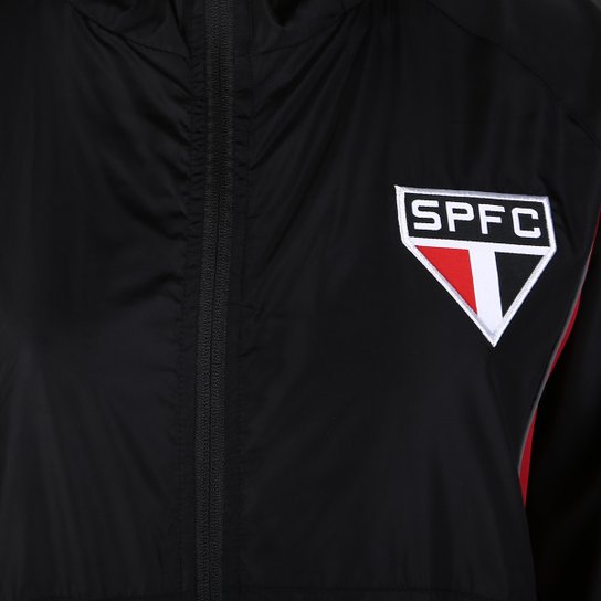 Jaqueta São Paulo Corta Vento SPR C/ Capuz Feminina