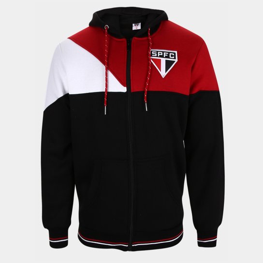 Jaqueta São Paulo Moletom SPR C/ Capuz Masculina