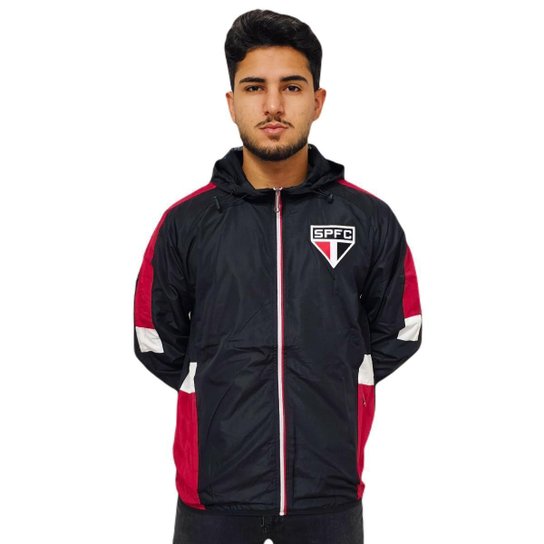 Jaqueta São Paulo Quebra Vento SPFC - Masculino Tamanho:GG;Cor:;Gênero:Masculino
