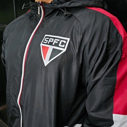 Jaqueta São Paulo Quebra Vento SPFC - Masculino Tamanho:GG;Cor:;Gênero:Masculino