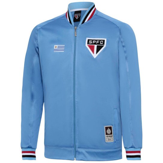 Jaqueta São Paulo Retrô Uruguai Coleção Ídolos Masculina