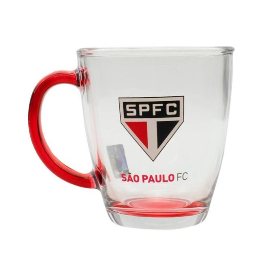 Jg Com Uma Caneca De Vidro E Um Abridor 370ml - São Paulo SPFC