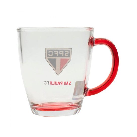 Jg Com Uma Caneca De Vidro E Um Abridor 370ml - São Paulo SPFC