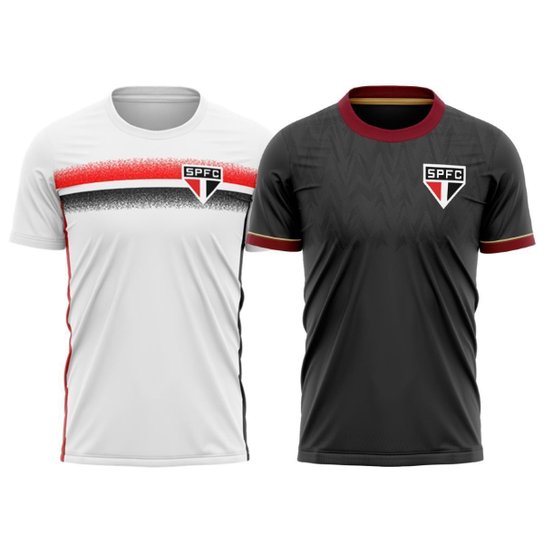 Kit 2 Camisas São Paulo Mistura + Soil - Masculino Tamanho:G;Gênero:Masculino;Cor: