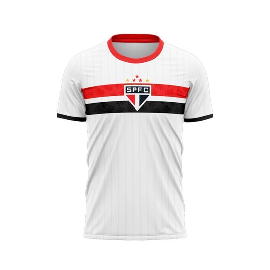 Kit 2 Camisas São Paulo Stencil + Romper - Masculino Tamanho:P;Cor:;Gênero:Masculino