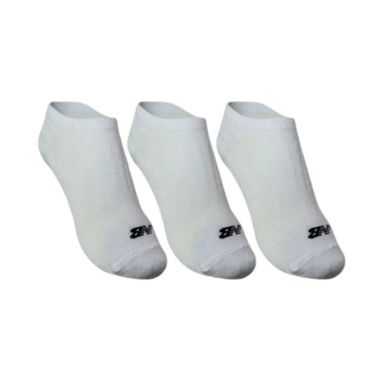 Kit 3 Meias De Algodão 39 Ao 42 New Balance - Branco