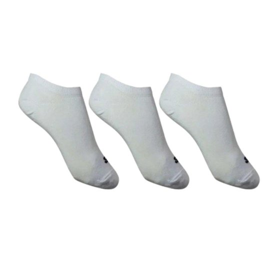 Kit 3 Meias De Algodão 39 Ao 42 New Balance - Branco