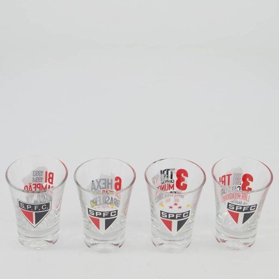 Kit 4 Copos Dose São Paulo