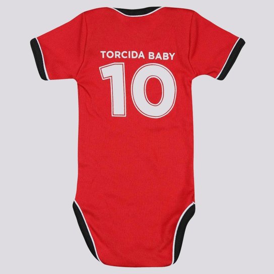 Kit Body São Paulo Infantil Double Vermelho
