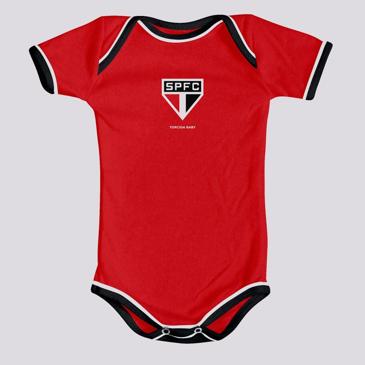 Kit Body São Paulo Infantil Vermelho — foto 2