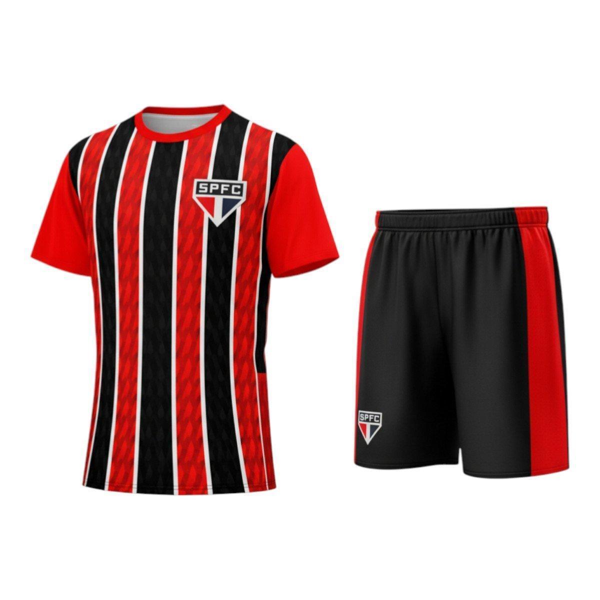 Kit Camisa e Calção Braziline Mini Craque São Paulo Infantil — foto 2