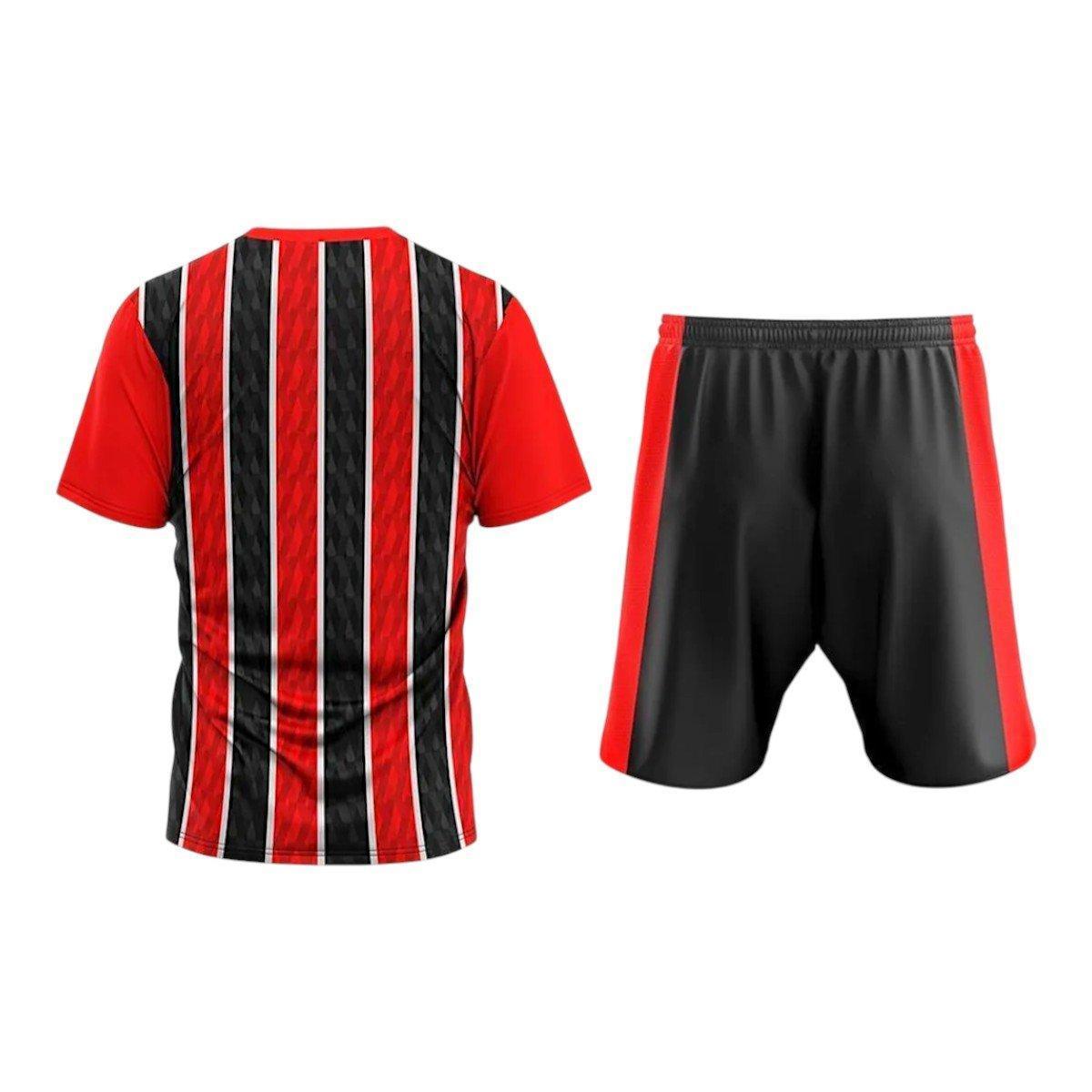 Kit Camisa e Calção Braziline Mini Craque São Paulo Infantil — foto 3