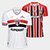 Kit Camisa São Paulo I 25/26 + Camisa São Paulo II 25/26 Torcedor New Balance Masculina - Branco+Vermelho