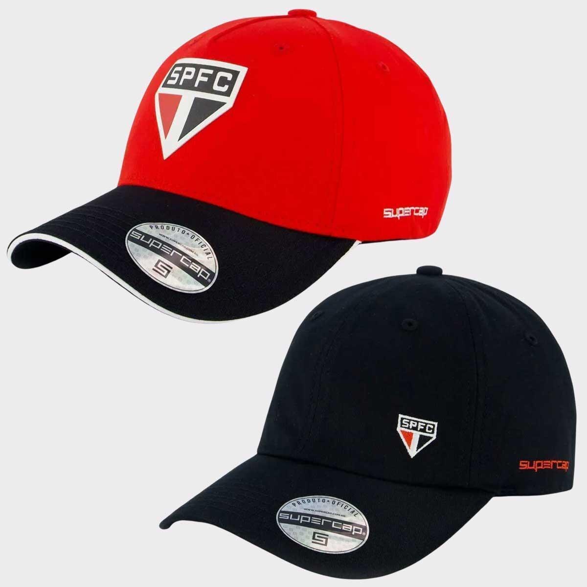 Kit com 2 Bonés São Paulo
