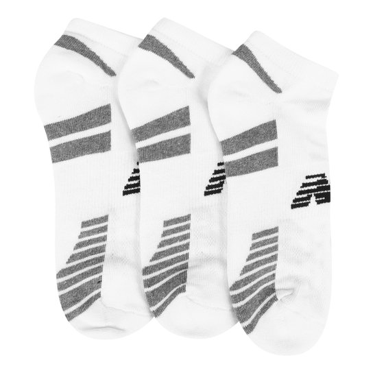 Kit Meia New Balance c/ 3 Pares Feminina