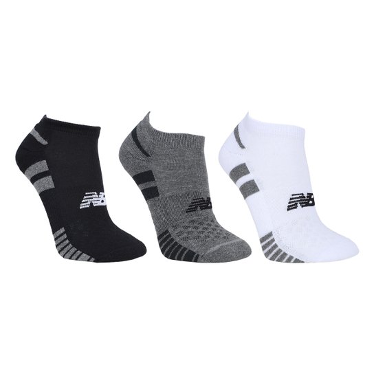 Kit Meia New Balance c/ 3 Pares Feminina