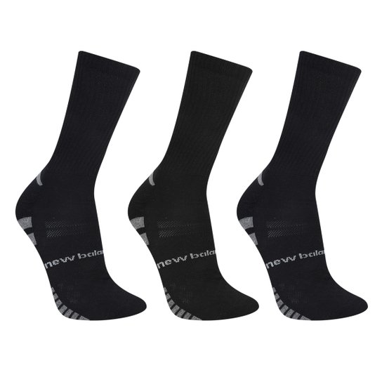 Kit Meia New Balance c/ 3 Pares Masculina