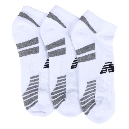 Kit Meia New Balance c/ 3 Pares Masculina