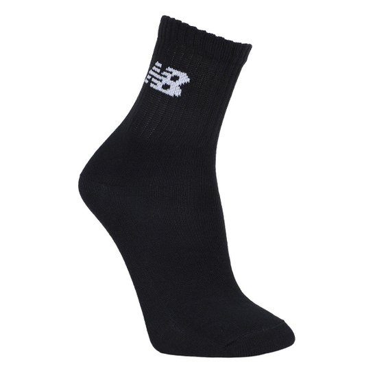 Kit Meia New Balance Cano Alto Logo C/3 Pares