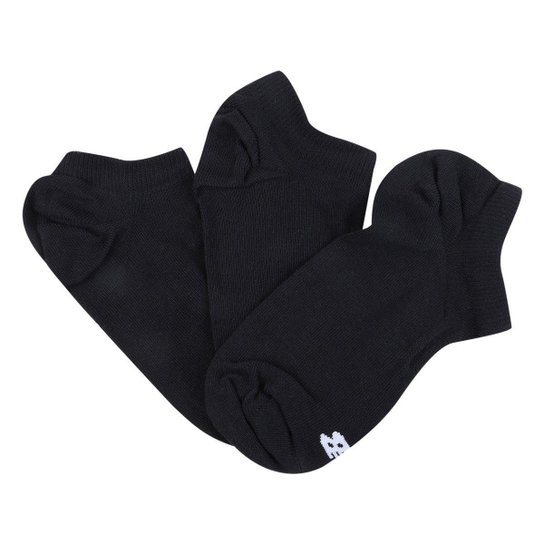 Kit Meia New Balance Invisível 3 Pares