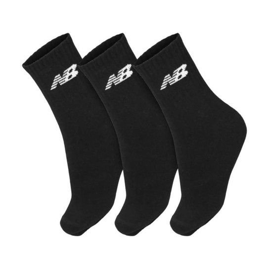 Kit New Balance C/3 Meias Cano Longo 39-42