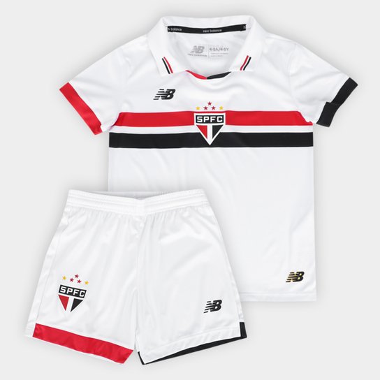 Kit São Paulo Bebê I 24/25 s/n° Torcedor New Balance