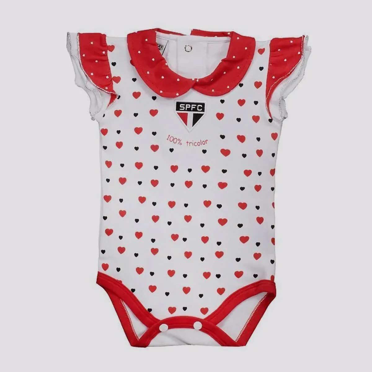 Kit São Paulo Bodys Heart + Shield Manga Longa — foto 2