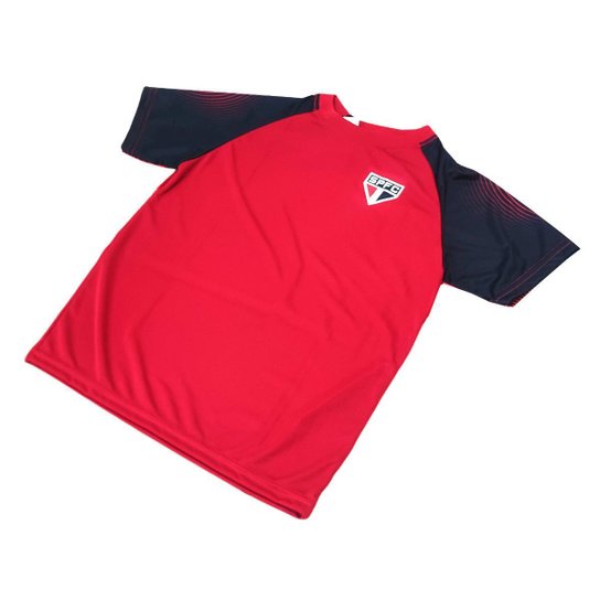 Kit São Paulo Jogador - Camisa + Shorts + Bola - Infantil