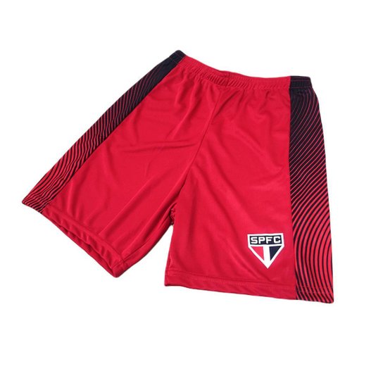 Kit São Paulo Jogador - Camisa + Shorts + Bola - Infantil