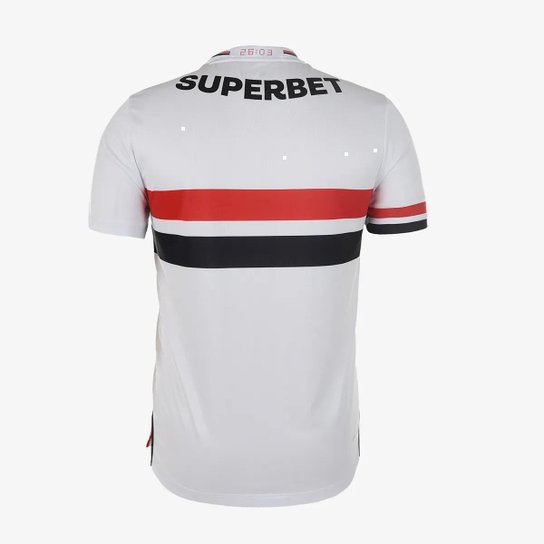 Kit São Paulo New Balance Uniforme 1 2025 - Adulto Tamanho:G;Gênero:Unissex;Cor: