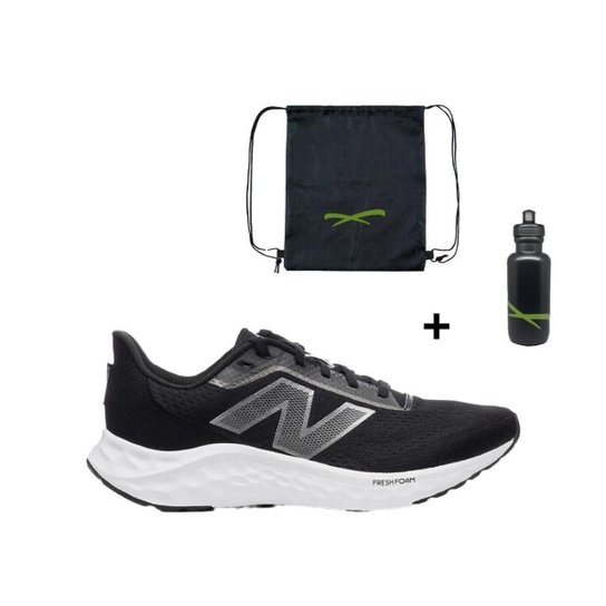 Kit Tênis New Balance Fresh Foam Arishi v4 Feminino + Mochila e Garrafinha