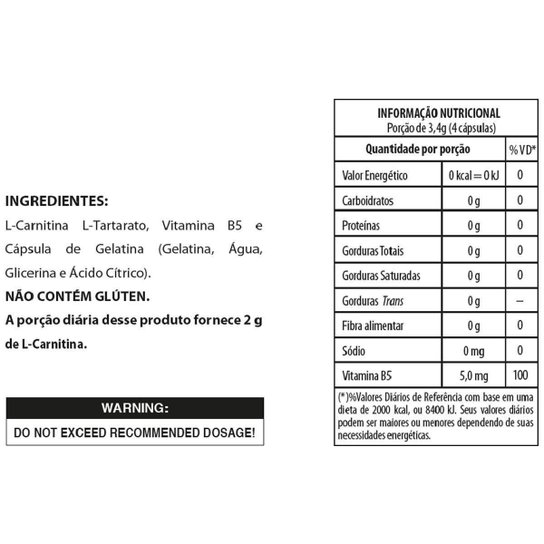 L-Carn 60 Cáps Body Size - IntegralMédica