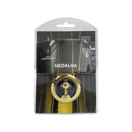 Medalha de Campeão libertadores São Paulo Oficial Conmebol