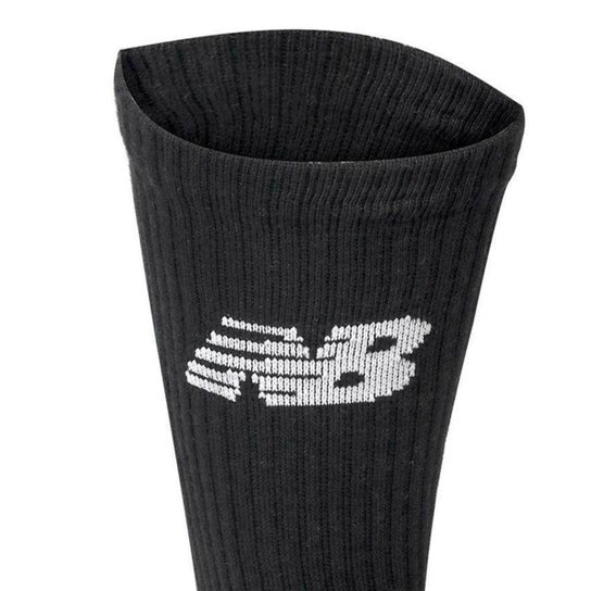 Meia New Balance Cano Alto 3 Pack Masculina