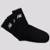 Meia New Balance Cano Longo 3 Pares Preta - Preto