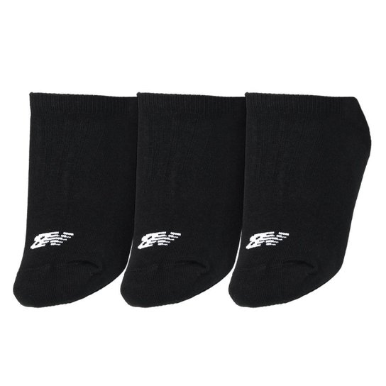 Meia New Balance Lifestyle Basic 35 ao 38 Preta