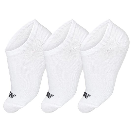 Meia New Balance Lifestyle Basic 39 ao 42 Branca