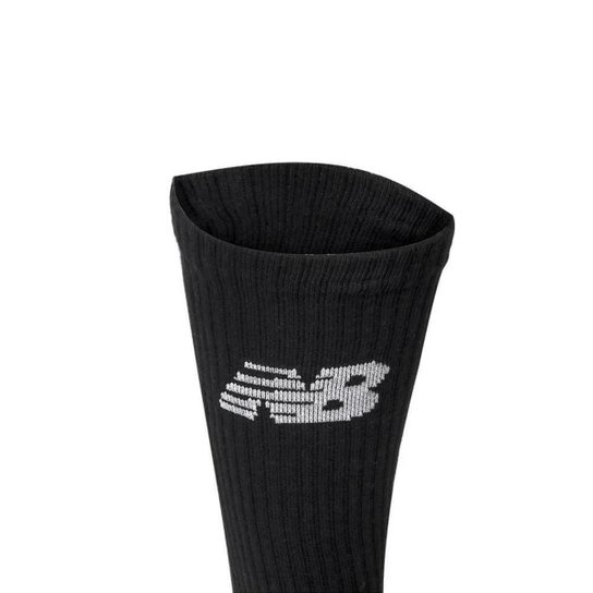 MEIA NEW BALANCE LIFESTYLE CANO ALTO 3 PARES