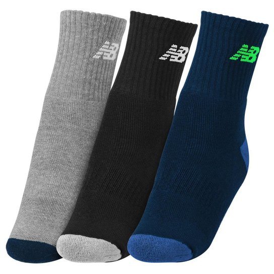 Meia New Balance Lifestyle Kids 29 ao 32 Sortido