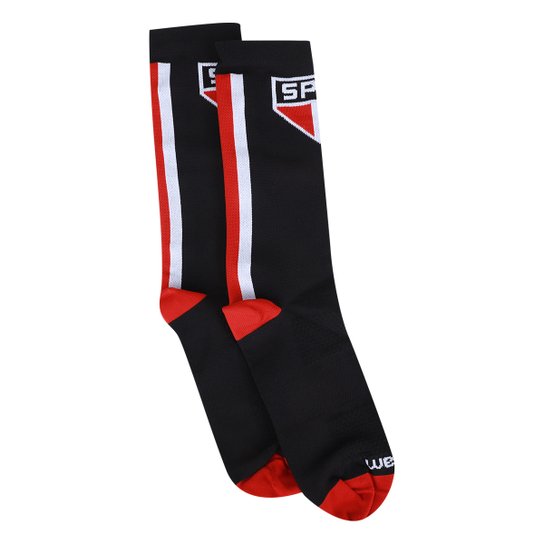 Meia São Paulo Bike Rikam Unissex