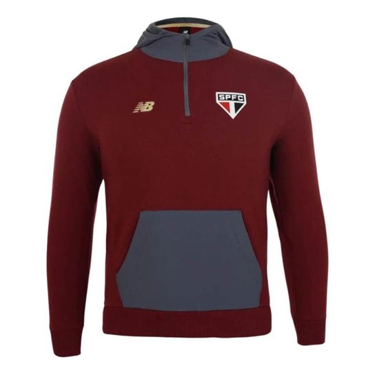 Moletom 2025 São Paulo New Balance Blusa De Viagem Com Capuz