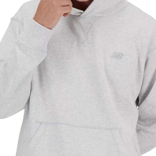 Moletom New Balance Canguru Athletics Small Logo Masculino
