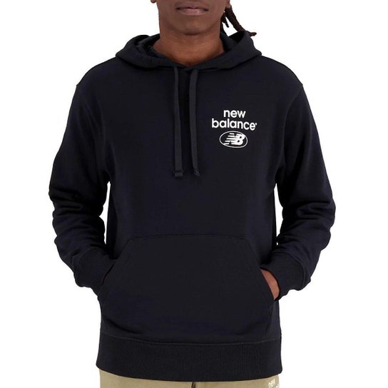 Moletom New Balance Essentials Logo - masculino