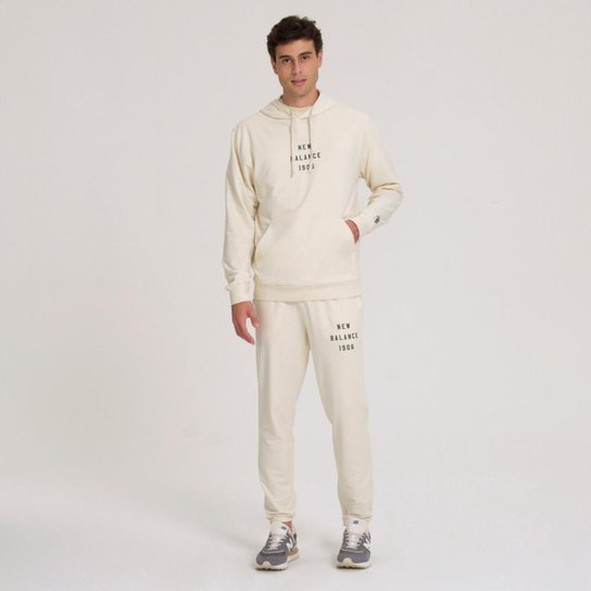 Moletom New Balance Iconic Capuz Masculino