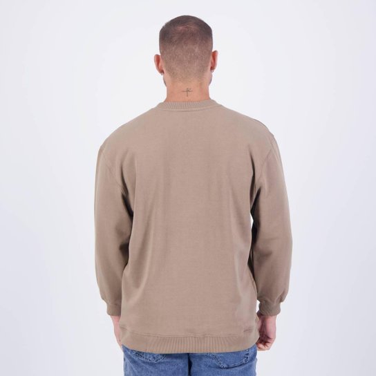 Moletom New Balance Small Logo Marrom