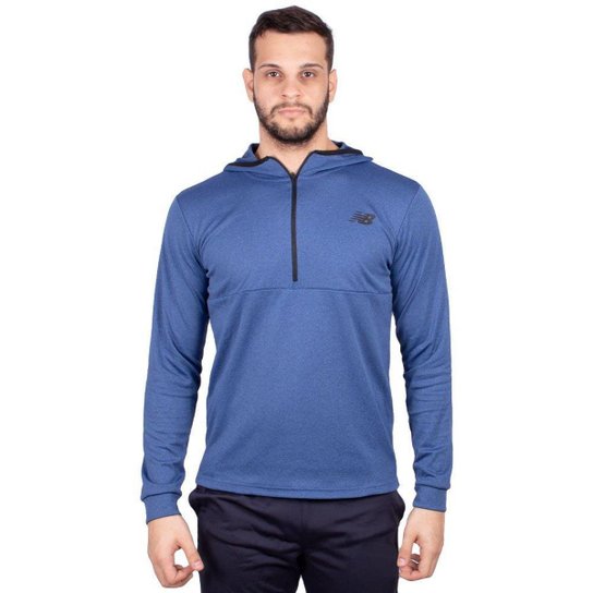 Moletom New Balance Tenacity Com Capuz masculino Azul